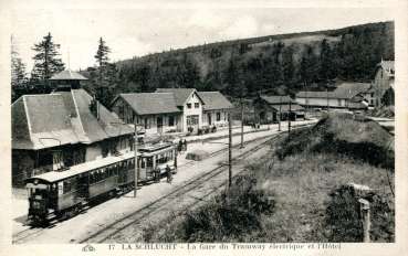 AK La Schlucht  LA Gare du Tramways