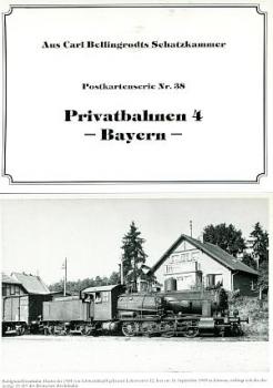 Bellingrodt Serie  38 Privatbahnen 4 - Bayern