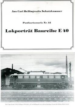 Bellingrodt Serie  42 Lokporträt Baureihe E 40