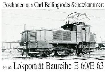 Bellingrodt Serie  66 Lokporträt Baureihe E60 / E 63