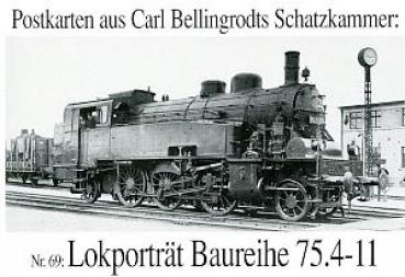 Bellingrodt Serie  69 Lokporträt Baureihe 75.4 - 11