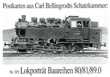 Bellingrodt Serie 105 Lokporträt Baureihen 80 / 81 / 89.0