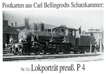 Bellingrodt Serie 111 Lokporträt preuß. P 4