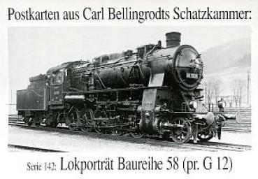 Bellingrodt Serie 142 Lokporträt Baureihe 58 ( pr. G 12 )