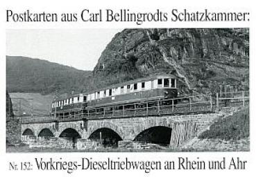 Bellingrodt Serie 152 Vorkriegs Dieseltriebwagen an Rhein und Ahr