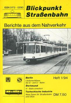 Blickpunkt Straßenbahn 01 / 1994