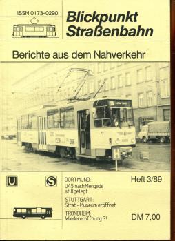 Blickpunkt Straßenbahn 3 / 1989