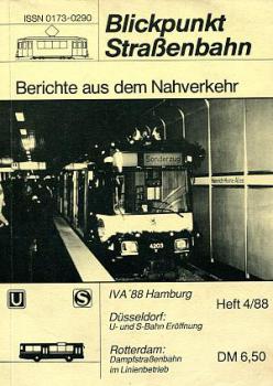 Blickpunkt Straßenbahn 04 / 1988