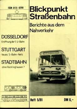Blickpunkt Straßenbahn 5 / 1981