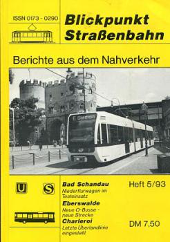 Blickpunkt Straßenbahn 05 / 1993