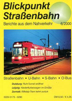 Blickpunkt Straßenbahn 06 / 2000