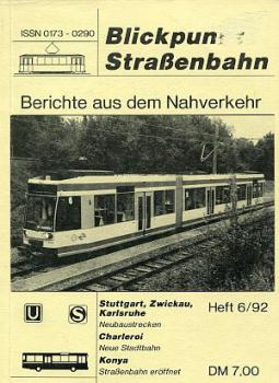 Blickpunkt Straßenbahn 06 / 1992