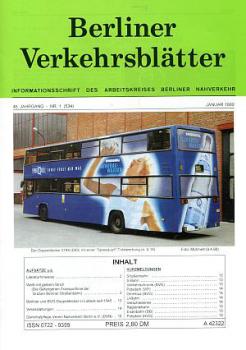 Berliner Verkehrsblätter 01 / 1999