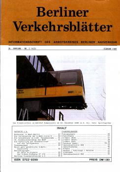 Berliner Verkehrsblätter 02 / 1989