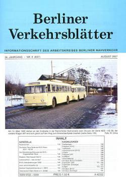 Berliner Verkehrsblätter 08 / 2007