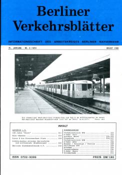 Berliner Verkehrsblätter 08 / 1988