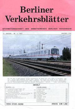 Berliner Verkehrsblätter 11 / 1992