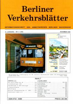 Berliner Verkehrsblätter 11 / 1994