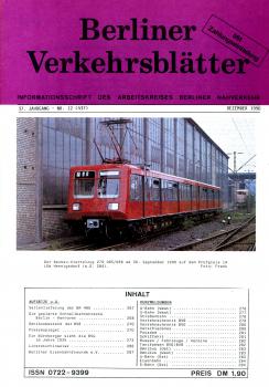 Berliner Verkehrsblätter 12 / 1990