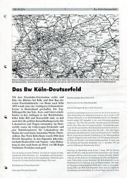 Das Bw Köln Deutzerfeld