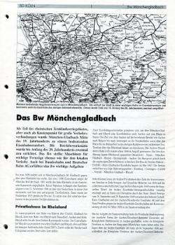 Das Bw Mönchengladbach