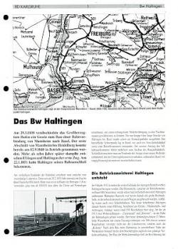 Das Bw Haltingen