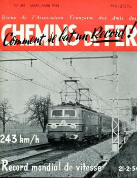 Chemins de Fer No 185 3-4 1954