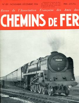 Chemins de Fer No 189 11-12 1954