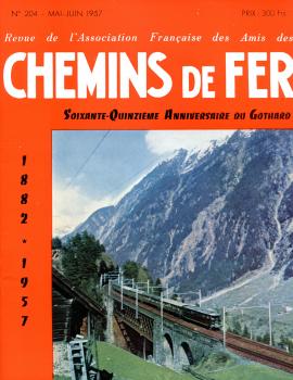 Chemins de Fer No 204 5-6 1957
