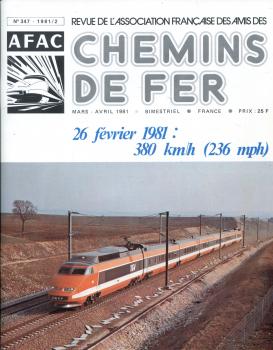 Chemins de Fer No 347 1981 / 2
