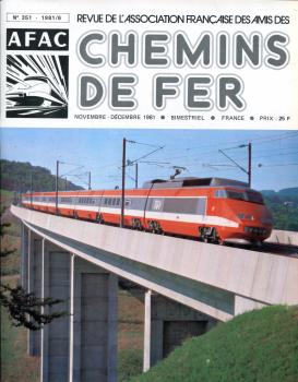 Chemins de Fer No 351 1981 / 6
