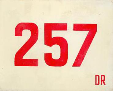 Wagennummer DR 257