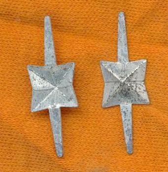 Stern silber für Schulterstücken DR 1951 - 1957, Russenbretter