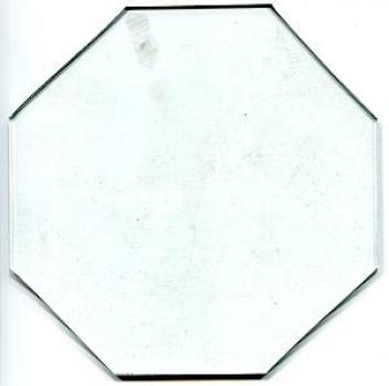 Ersatzscheibe 16 cm achteckig Klarglas