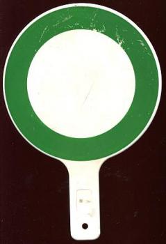 DB Zugführer Taschenkelle Zp9 Abfahrtskelle