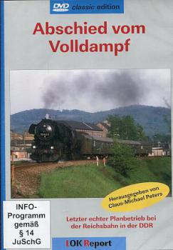 DVD Abschied vom Volldampf letzter echter Planbetrieb bei der DR