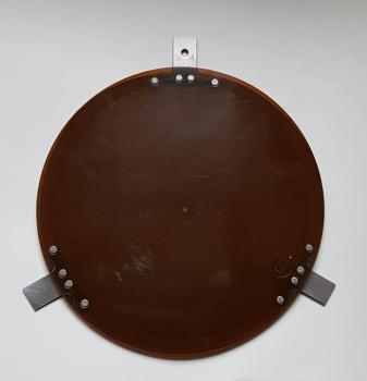 Vorsteckscheibe orange Acryl für Signallampe Hauptsignal / Vorsignal