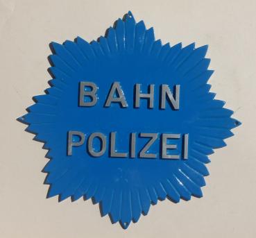 Schild Abzeichen BAHNPOLIZEI