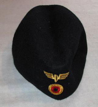 DR Damen Käppi blau neuere Ausführung "Kaffeebohne" Größe 52