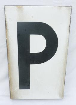 Emailleschild P Pfeiftafel Pf 1