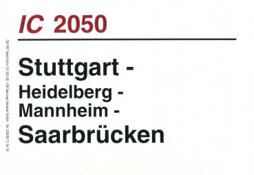 DR Zuglaufschild Nordhausen Northeim