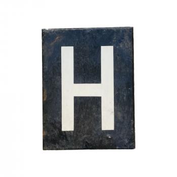 Haltetafel Ne 5 Emaille gefalzt