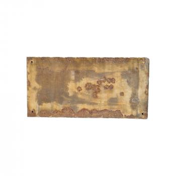 Signalfernsprecher Schild Emaille flach