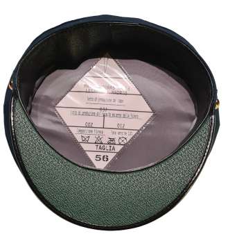 Preview: Dienstmütze grün Italien FS  Größe 56