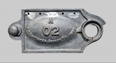 Achslagerdeckel F. E. Gerhards Seesen a/H 1942