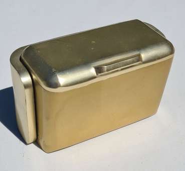 Aschenbecher ÖBB gold breit
