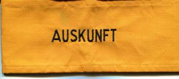 Armbinde Auskunfr