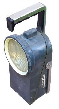 Wärterlampe schwarz