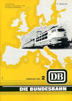 Die Bundesbahn 02 / 1981
