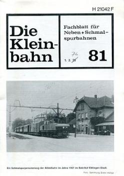 Die Kleinbahn Heft 81